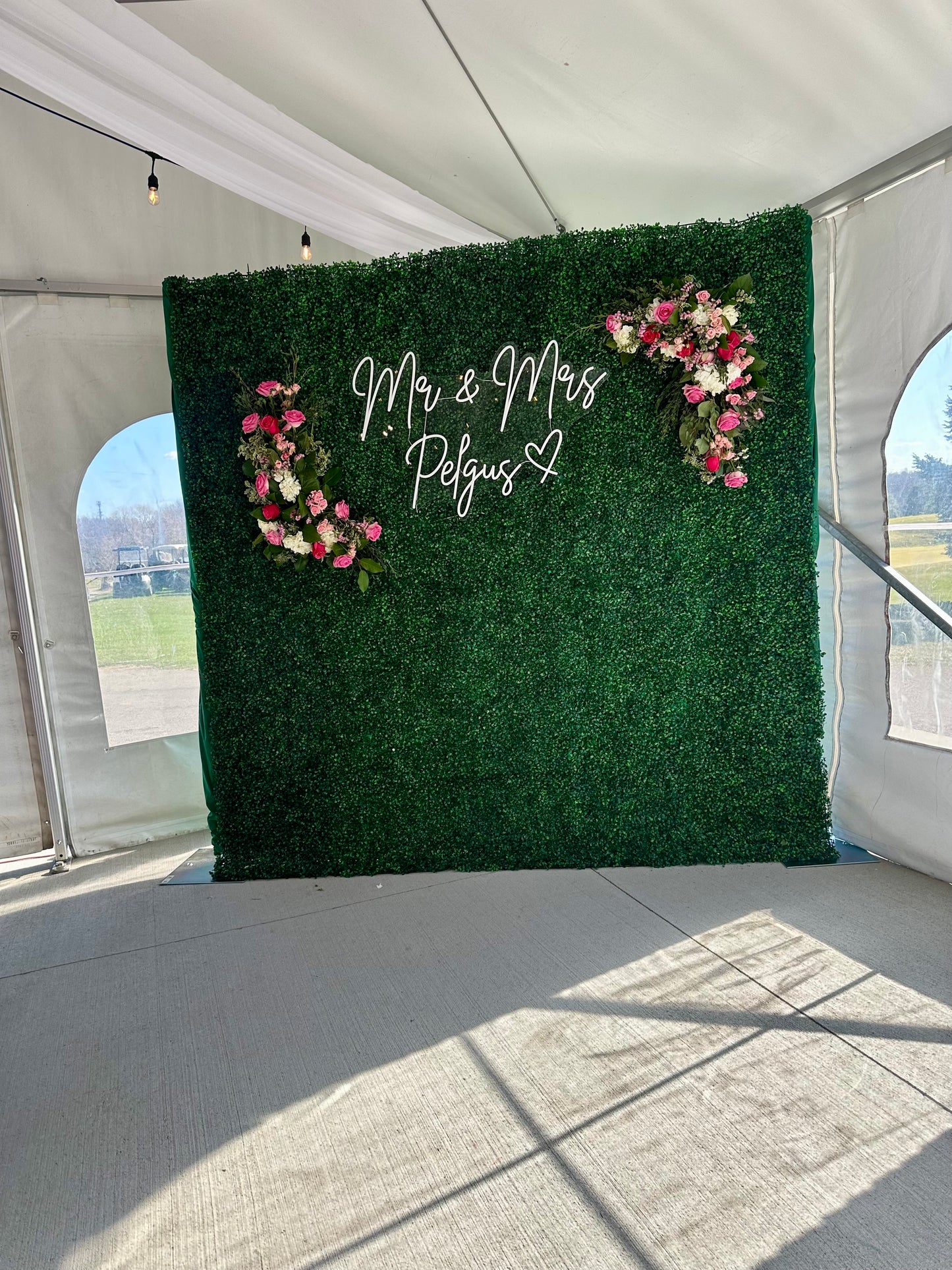 Greenery Wall 8x8 - Rental