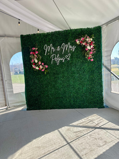 Greenery Wall 8x8 - Rental